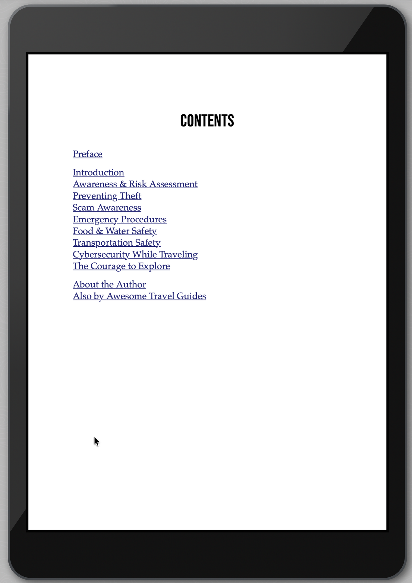 Travel Safety Handbook