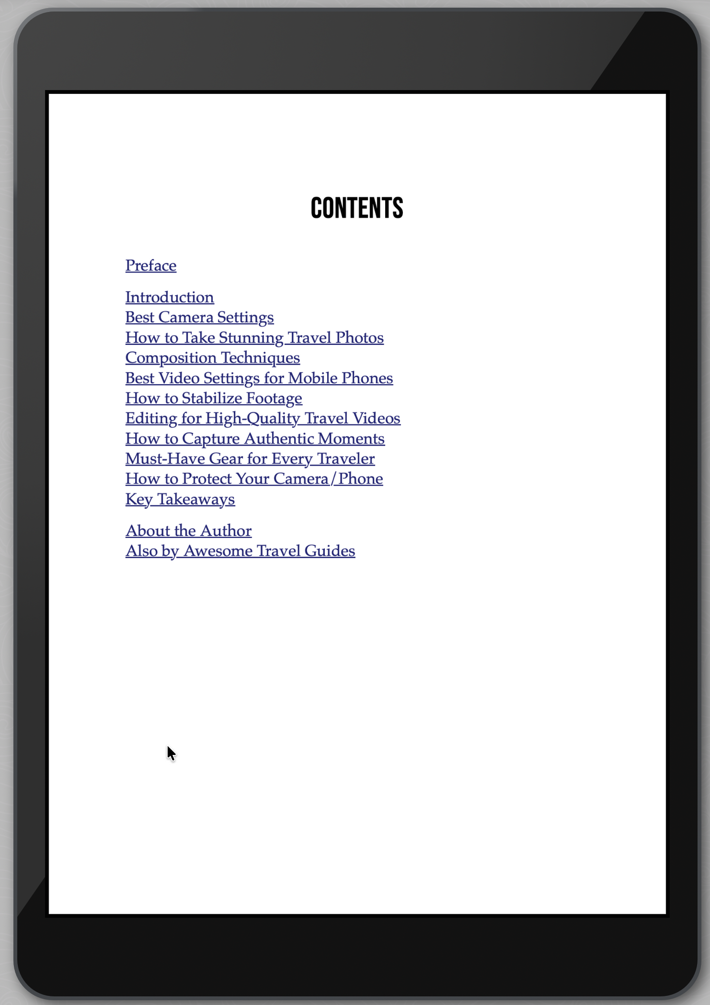Travel Photography Guide