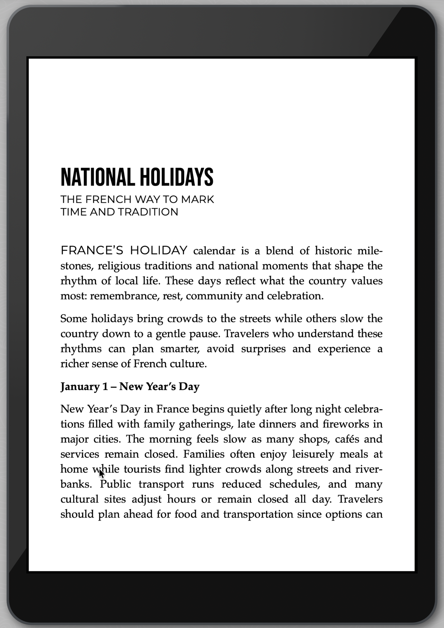 The Awesome Guide to France