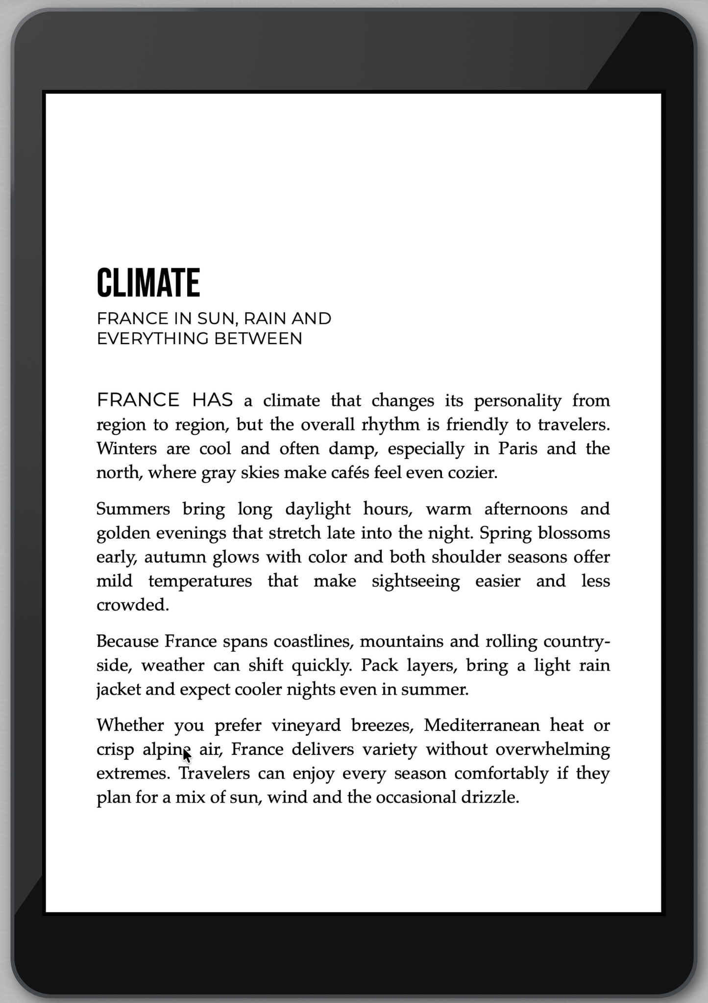 The Awesome Guide to France