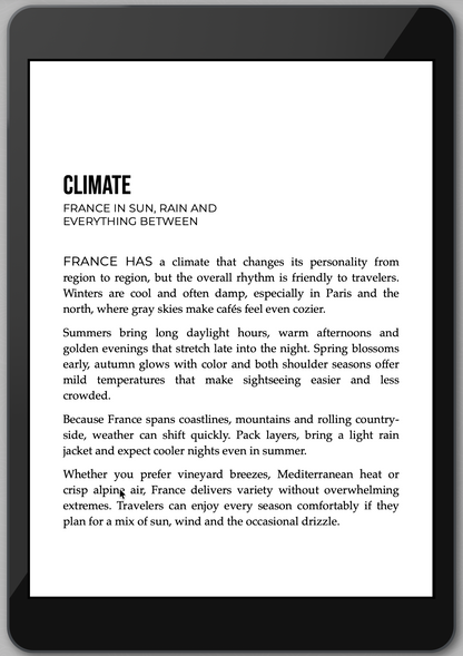 The Awesome Guide to France