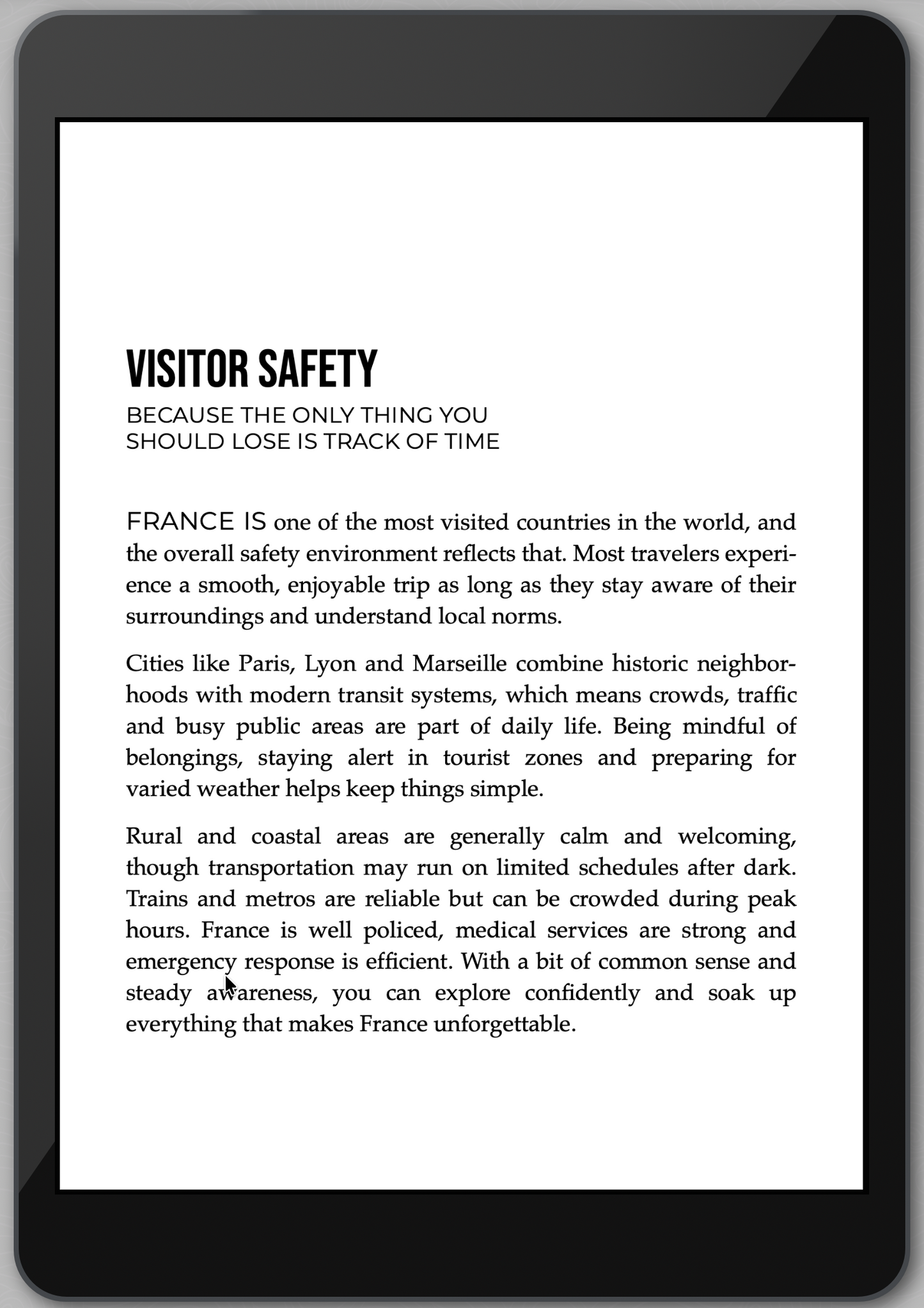 The Awesome Guide to France