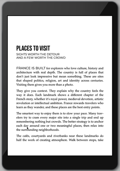The Awesome Guide to France