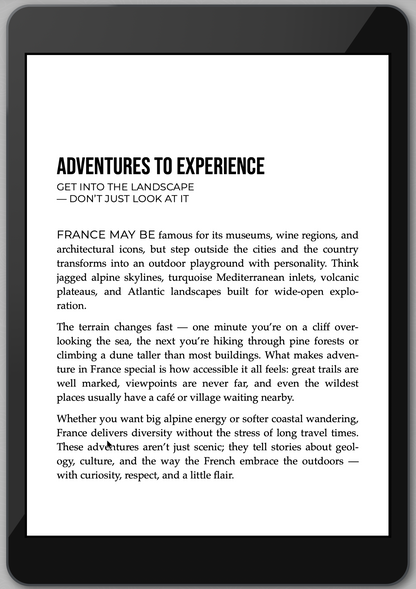 The Awesome Guide to France