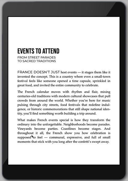 The Awesome Guide to France