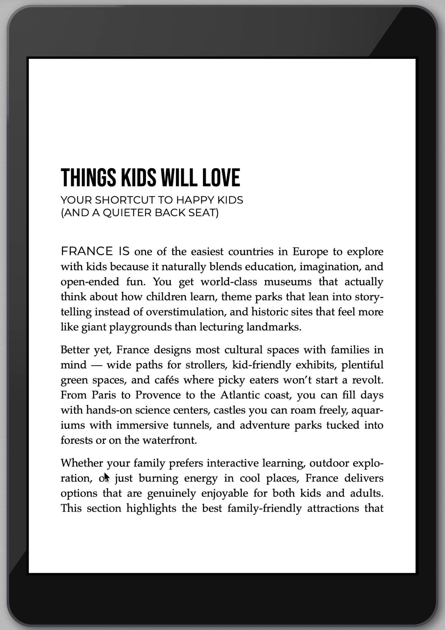 The Awesome Guide to France