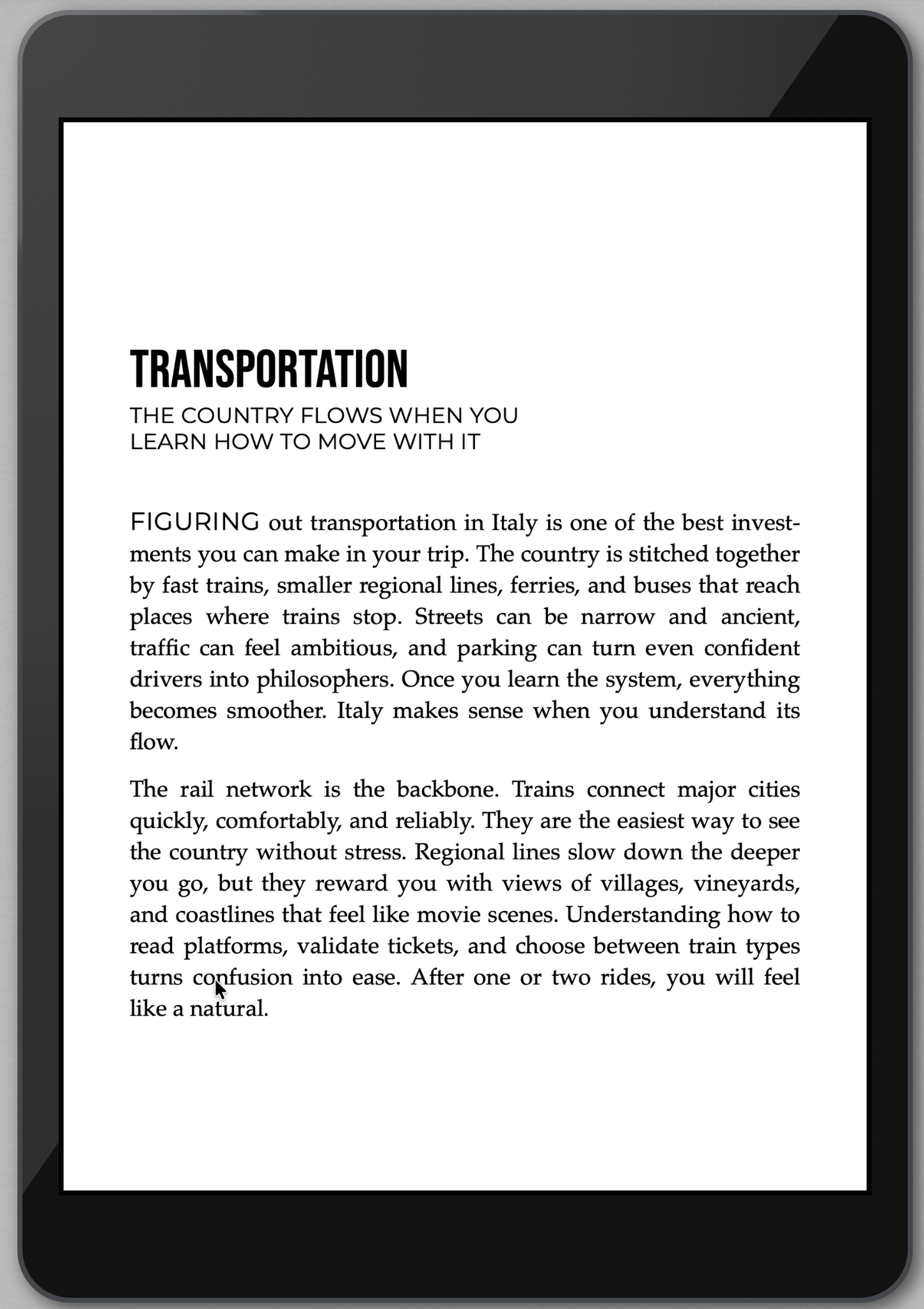 The Awesome Guide to Italy