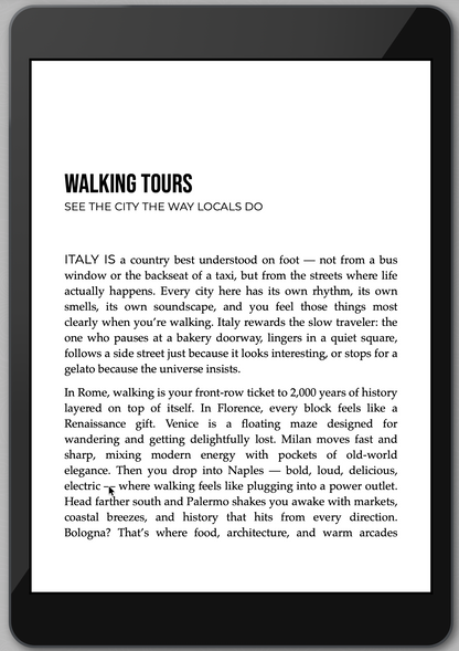 The Awesome Guide to Italy