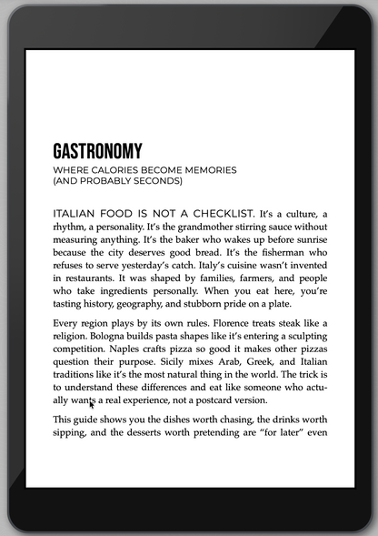 The Awesome Guide to Italy