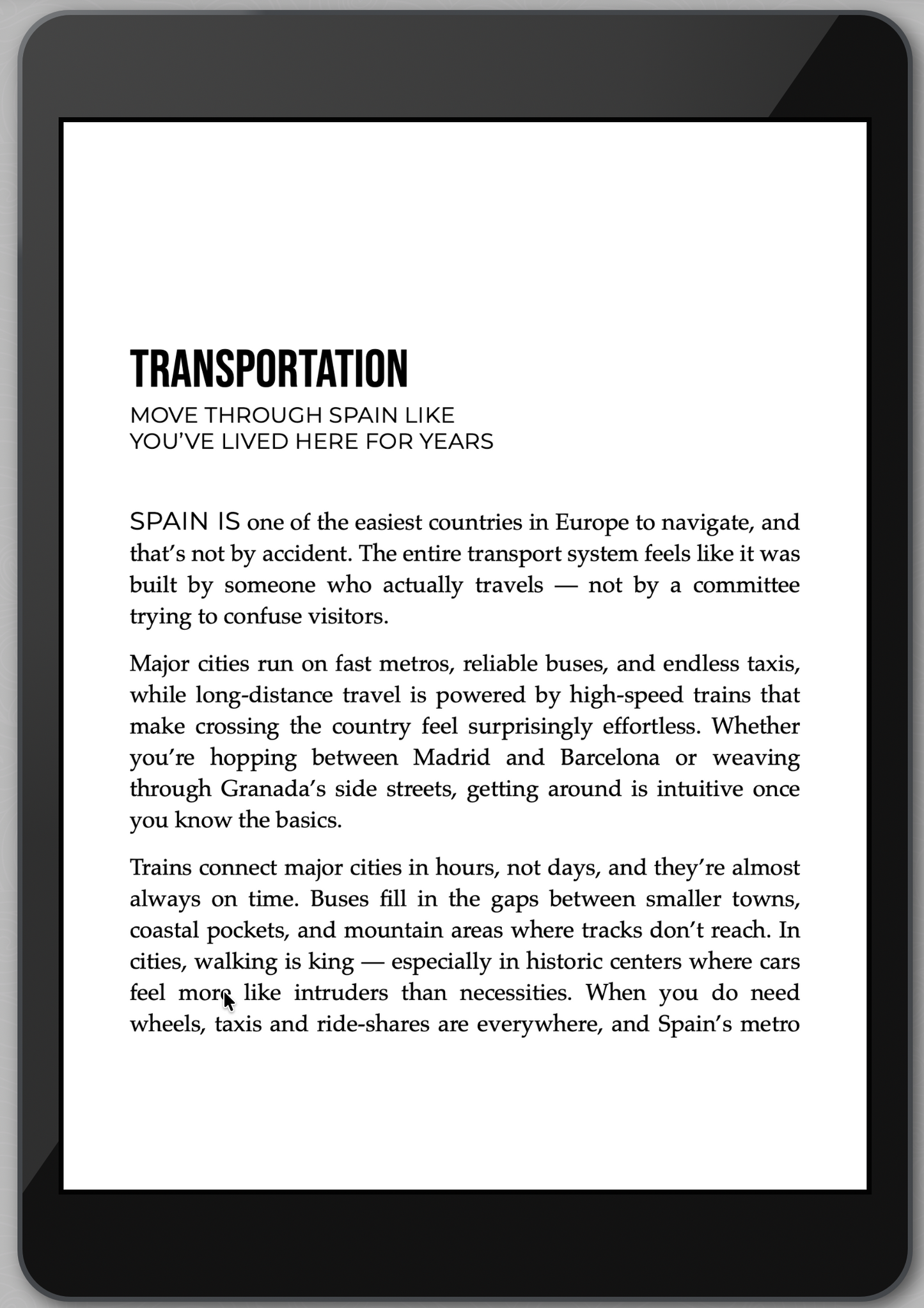 The Awesome Guide to Spain