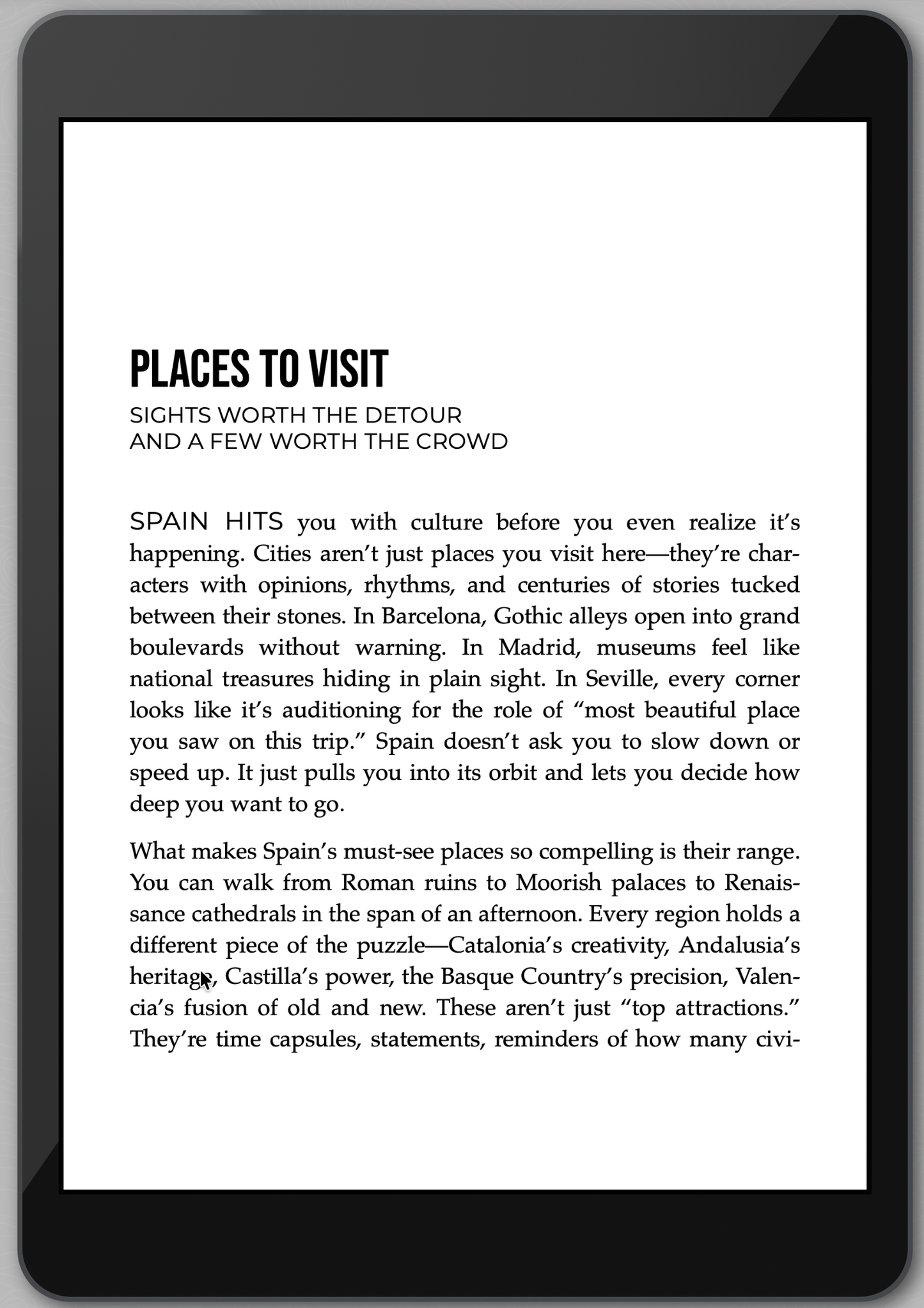 The Awesome Guide to Spain