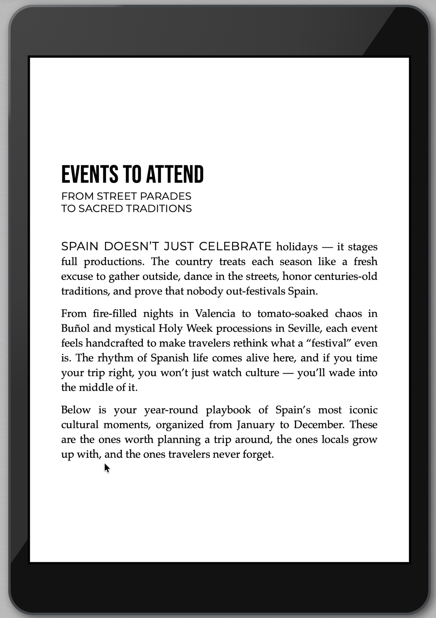 The Awesome Guide to Spain