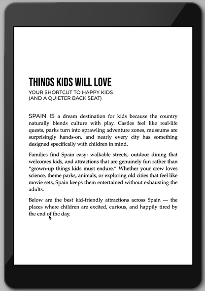 The Awesome Guide to Spain