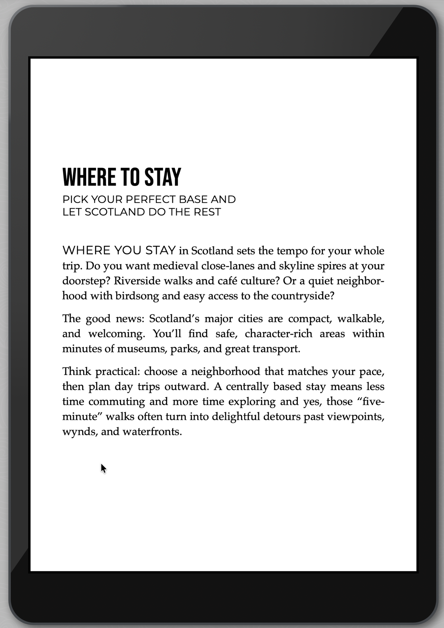 The Awesome Guide to Scotland