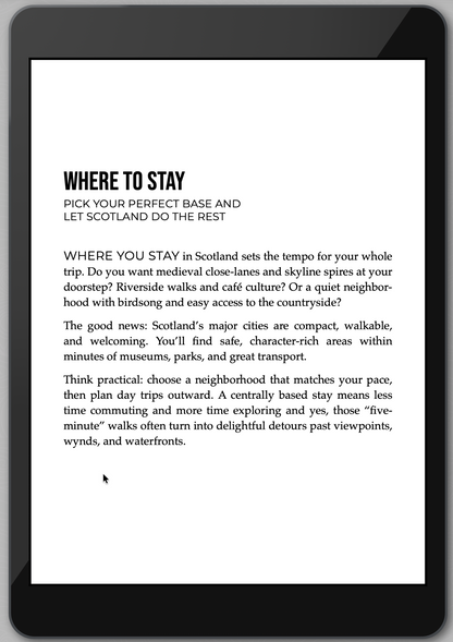 The Awesome Guide to Scotland