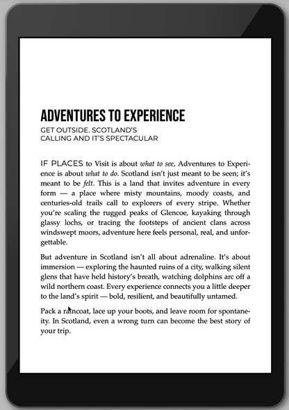 The Awesome Guide to Scotland