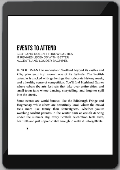 The Awesome Guide to Scotland