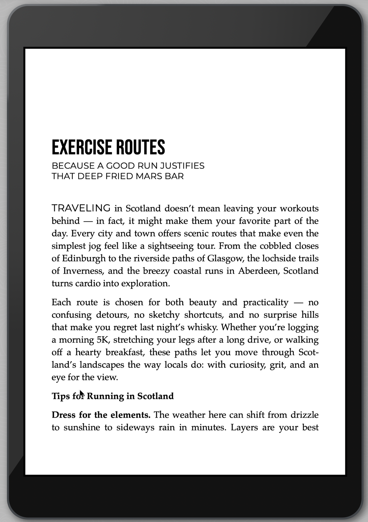 The Awesome Guide to Scotland