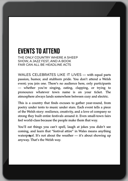 The Awesome Guide to Wales