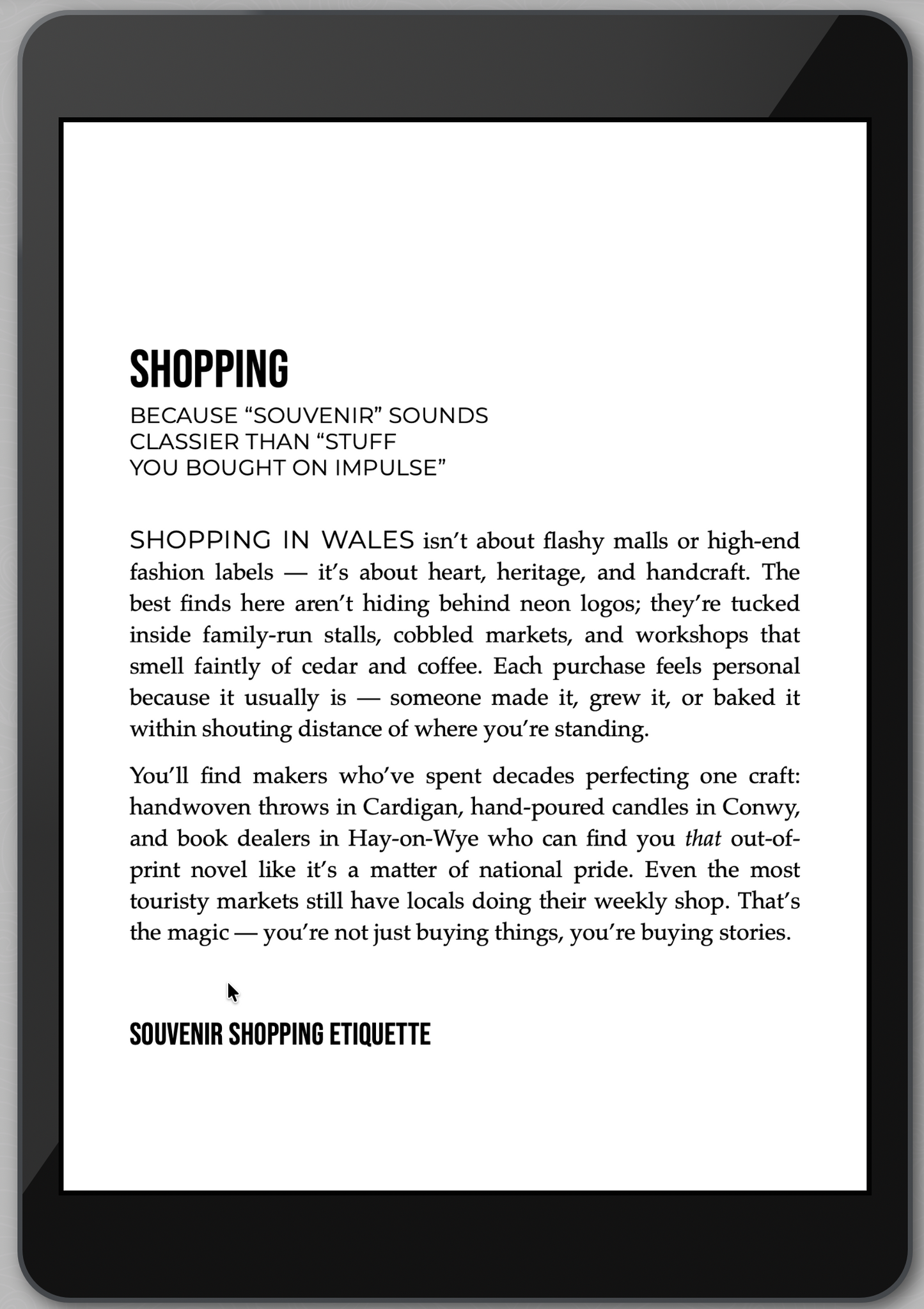 The Awesome Guide to Wales