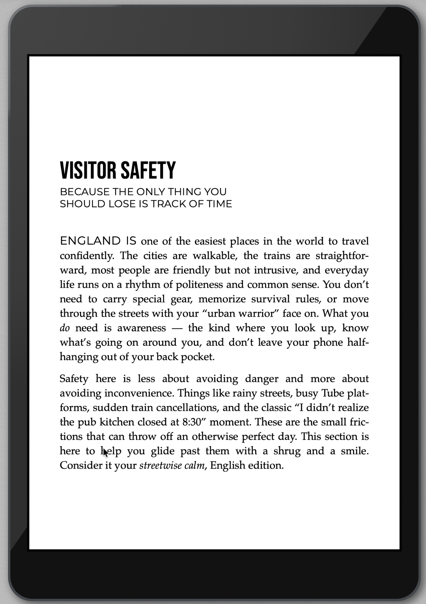 The Awesome Guide to England