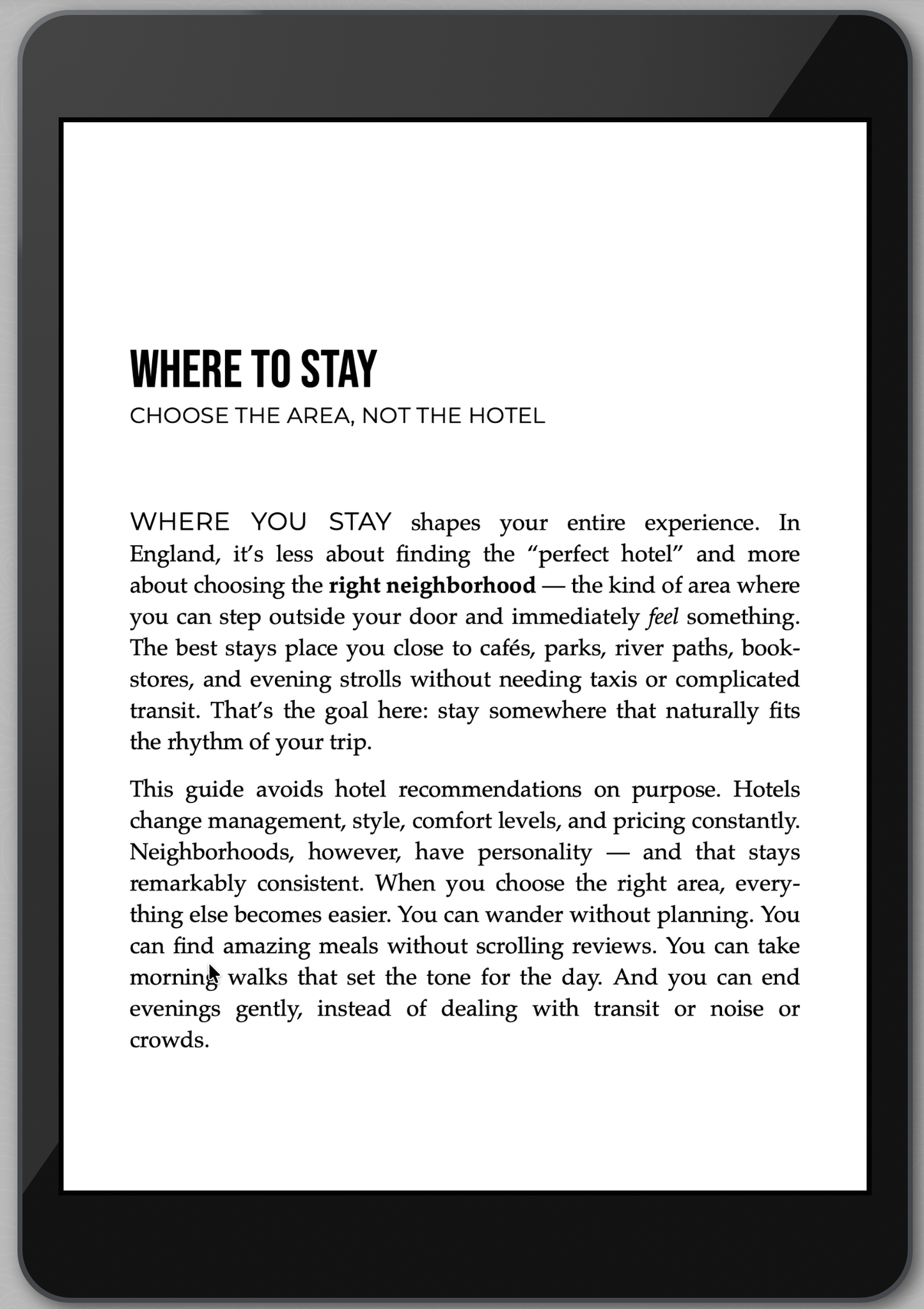 The Awesome Guide to England