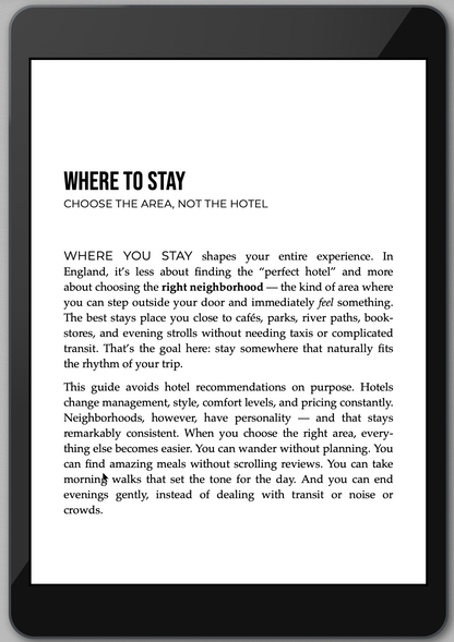 The Awesome Guide to England