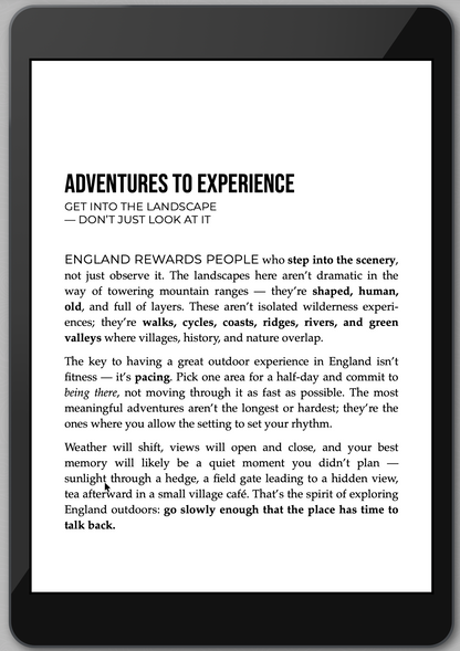 The Awesome Guide to England