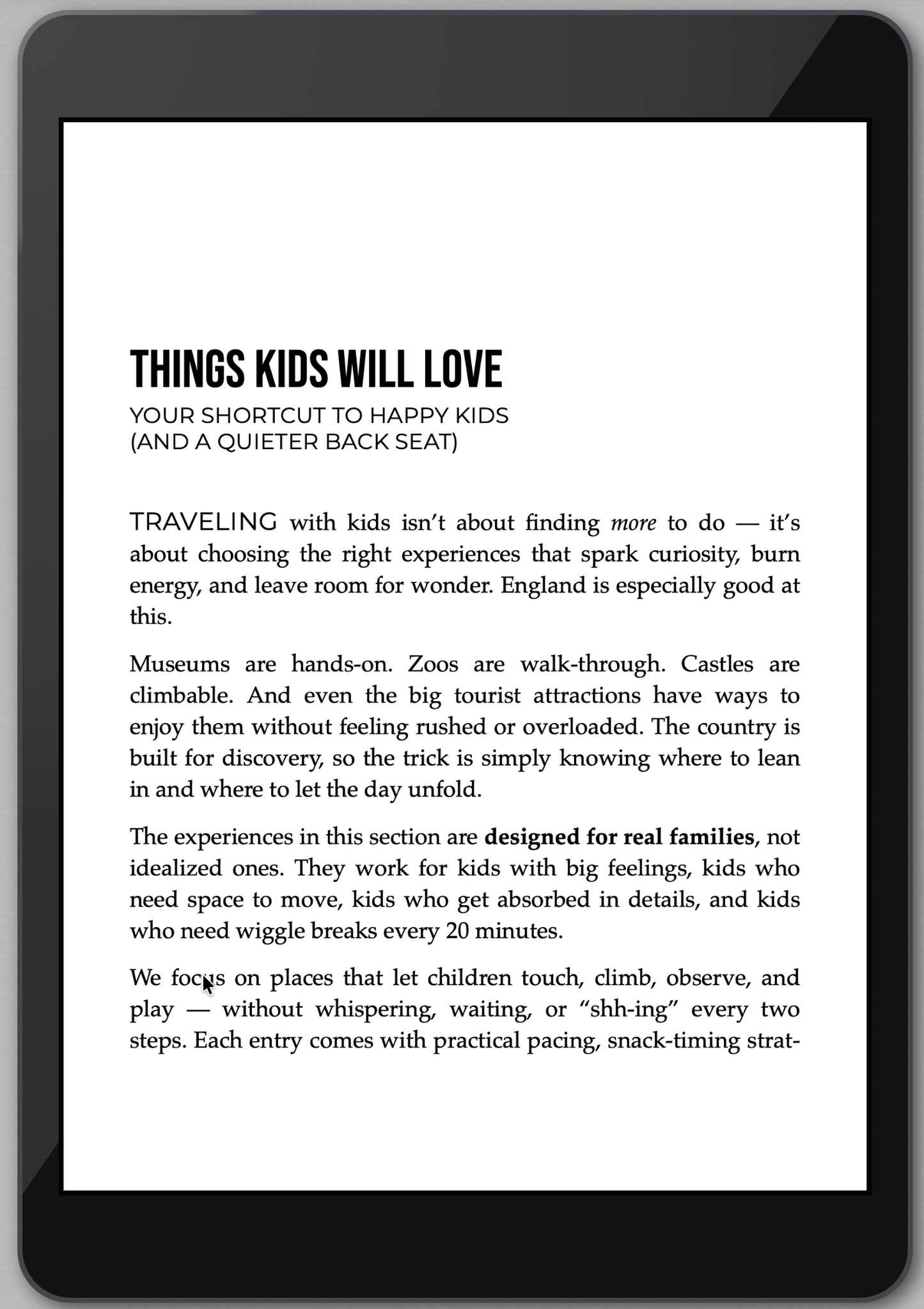 The Awesome Guide to England