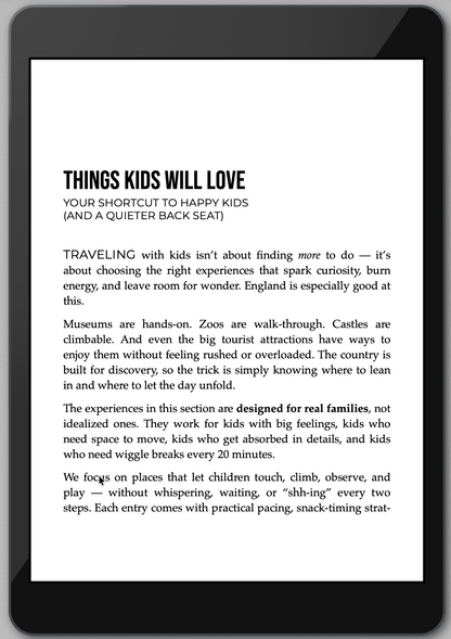 The Awesome Guide to England