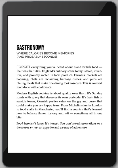 The Awesome Guide to England