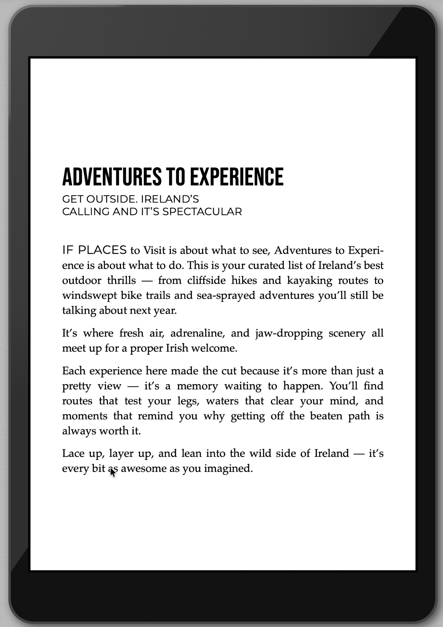 The Awesome Guide to Ireland