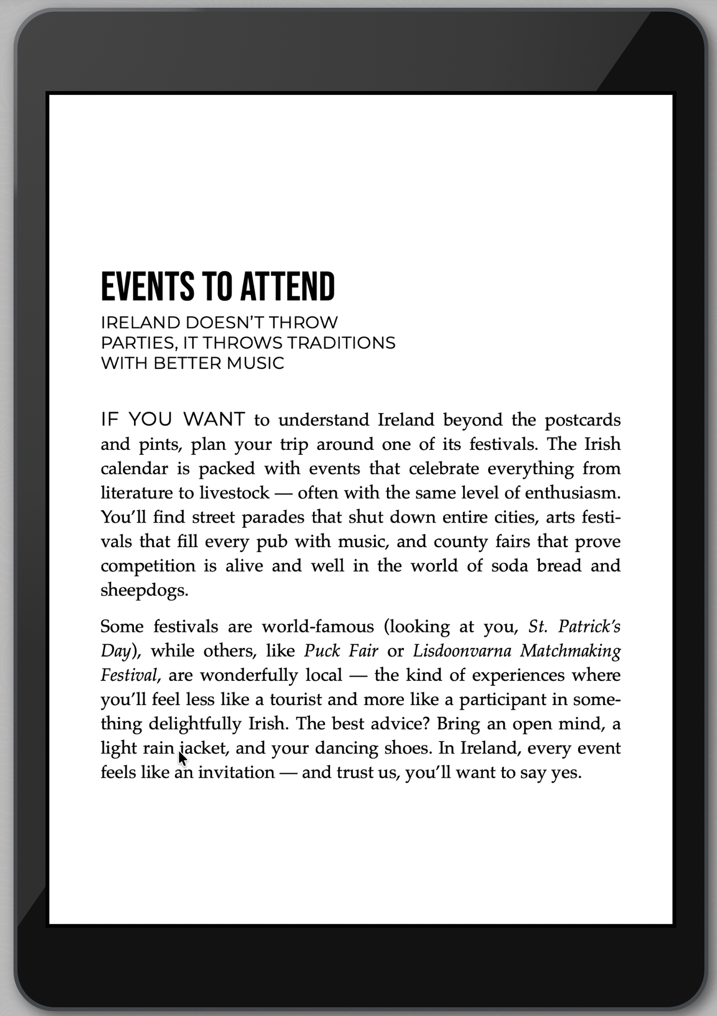 The Awesome Guide to Ireland