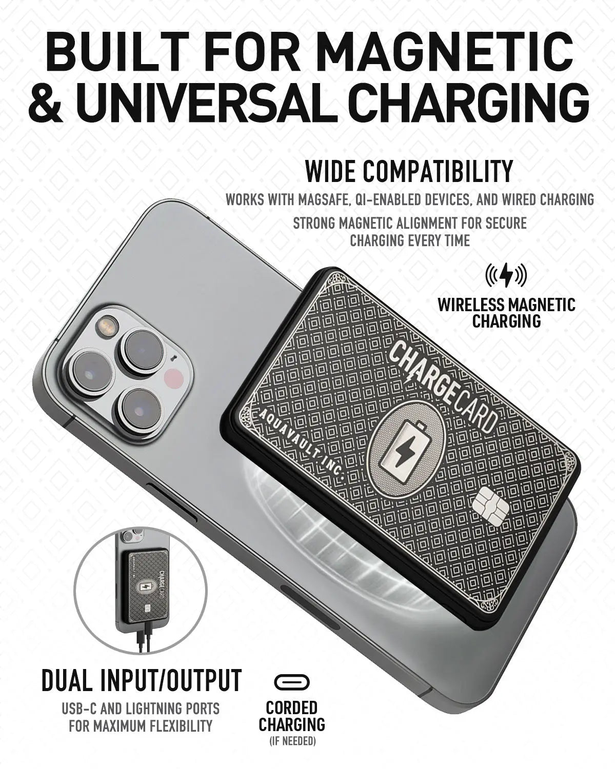 Wireless Magnetic Portable Charger